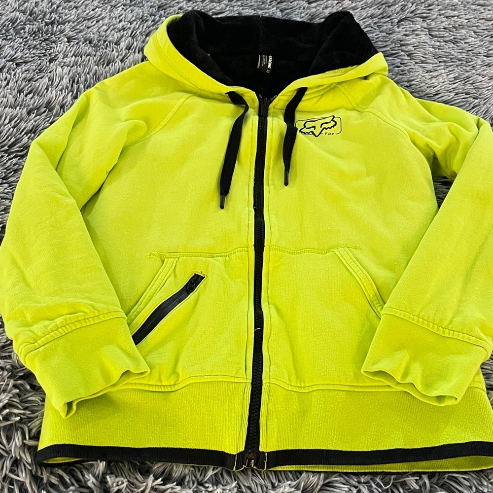 Women’s FOX fluorescent yellow Hoodie